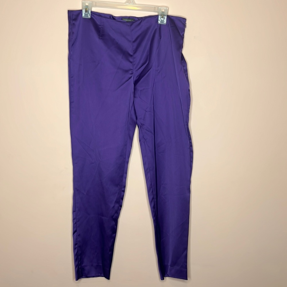 Vince Camuto Purple Shiny Pants